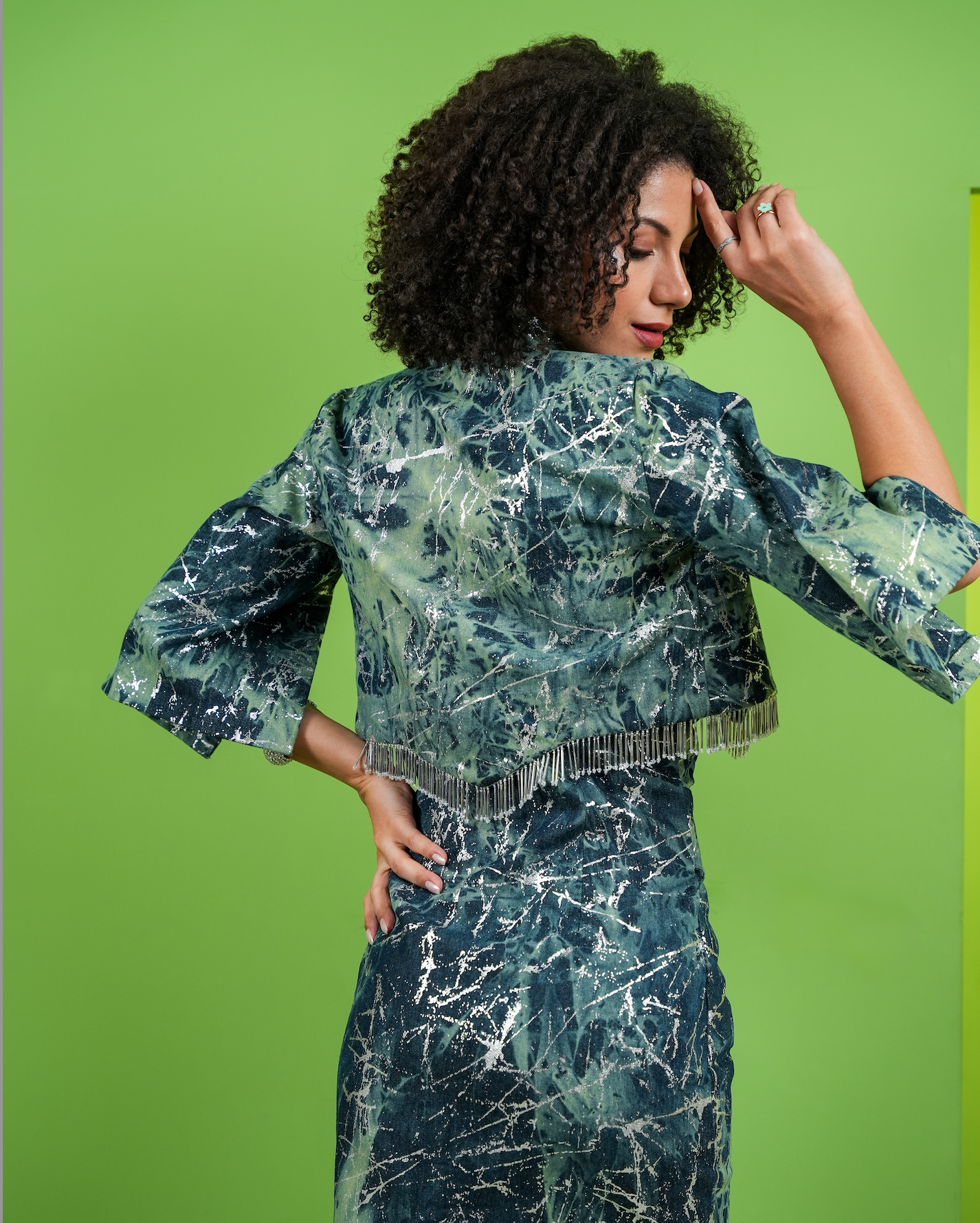 Midnight Muse Emerald Green Jacket