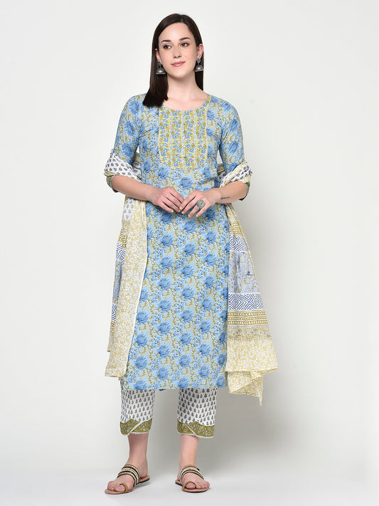Pure Cotton Kurta Set | Shaily