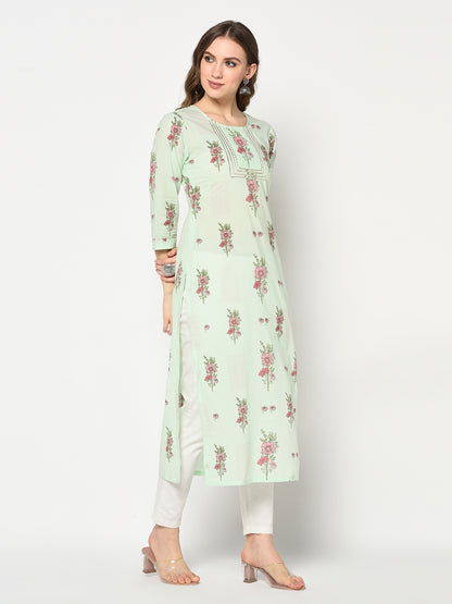 Suhana-Blockprinted gotta kurta
