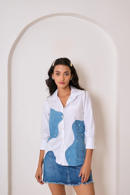 Denim Pearl Shirt